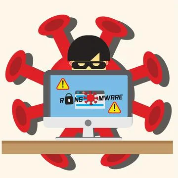 Scam alert. Hacker attack and web security vector concept, phishing scam. 스톡 일러스트