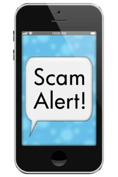 Scam alert Stock Illustration