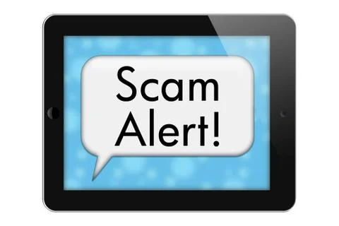 Scam alert Stock Illustration