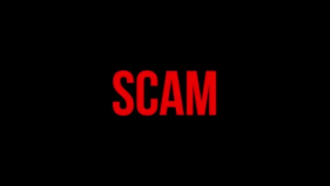Scam call alert technology concept Stock Footage 321043225