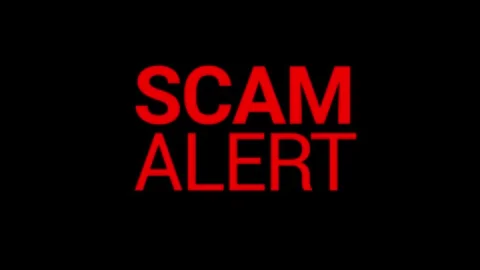 Scam call alert technology concept Stock Footage 321043249