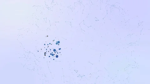 Scam cryptocurrency icon animation bubbles splatter morphing elements Stock Footage 96996323