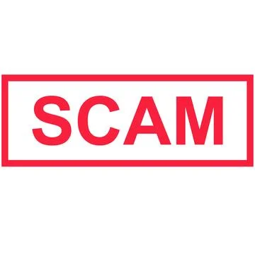 Scam. Fraud icon Stock Illustration