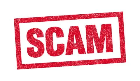 Scam ink stamp Stock Illustration