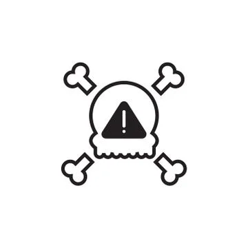 Scam vector icon design template Stock-Illustration