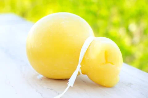 Scamorza cheese Stock Photos