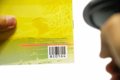 Scan bacode Stock Photos