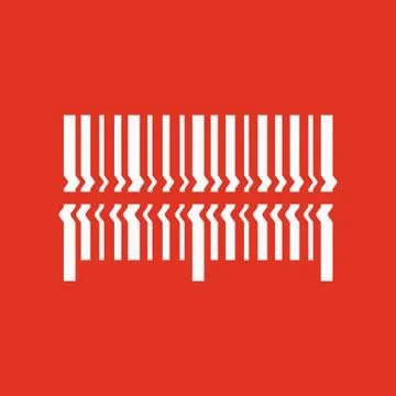 Scan the bar code icon. Barcode scanning symbol. Flat Stock-Illustration