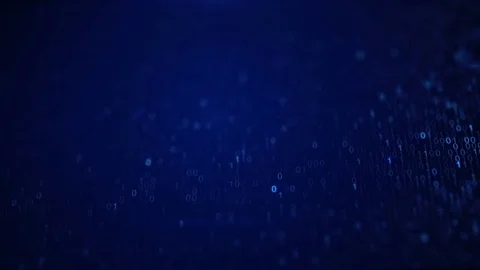 Scan blue digital binary data code seamless loop animation 4k UHD (3840x2160) Stock Footage 76594935