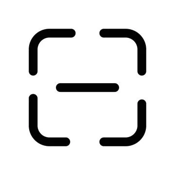 Scan button icon design in filled and outlined style Stock-Illustration