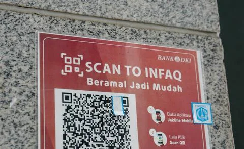 Scan for charity Stock Photos