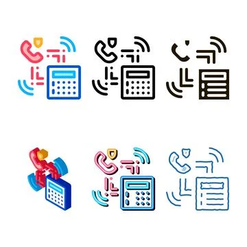 Scan code detection looks icon vector outline Stock-Illustration