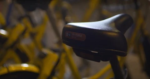 Scan code to use Shared bikes Stock Footage 125460549