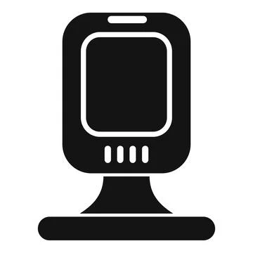 Scan device icon simple vector. Quick space coding Stockillustratie