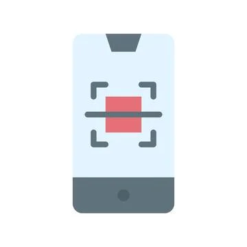 Scan Icon Image. 스톡 일러스트