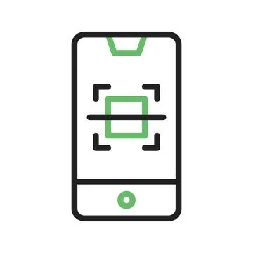 Scan Icon Image. 스톡 일러스트
