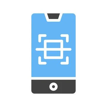 Scan Icon Image. 스톡 일러스트