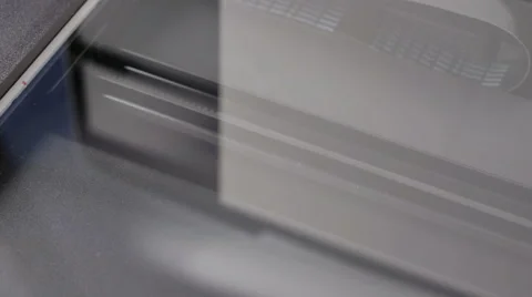 Scan process close up Stock Footage 60233039
