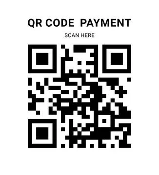 Scan QR code for contactless payment, illustration Stock Illustration