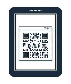 Scan QR Code design イラスト素材