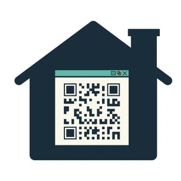 Scan QR Code design Illustrazione stock