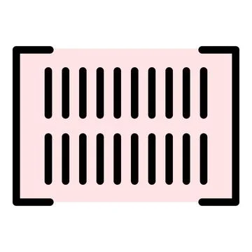 Scan qr code icon vector flat イラスト素材