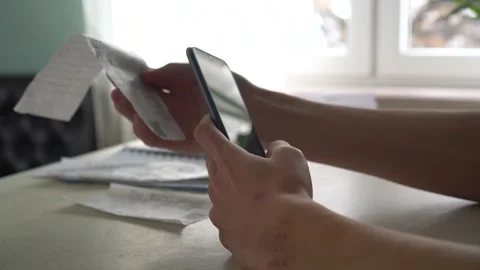 Scan a QR code in a store and pay for goods and services Stock Footage 136402291