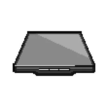 Scan scanner document pixel art vector illustration イラスト素材