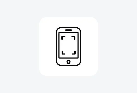 Scan scanner  fully editable vector icon Stock Illustration