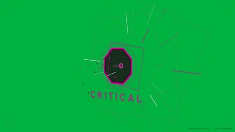 Scan sweeping center causing spike burst frames spinning octagon pulsing marking Stock Footage 333972217