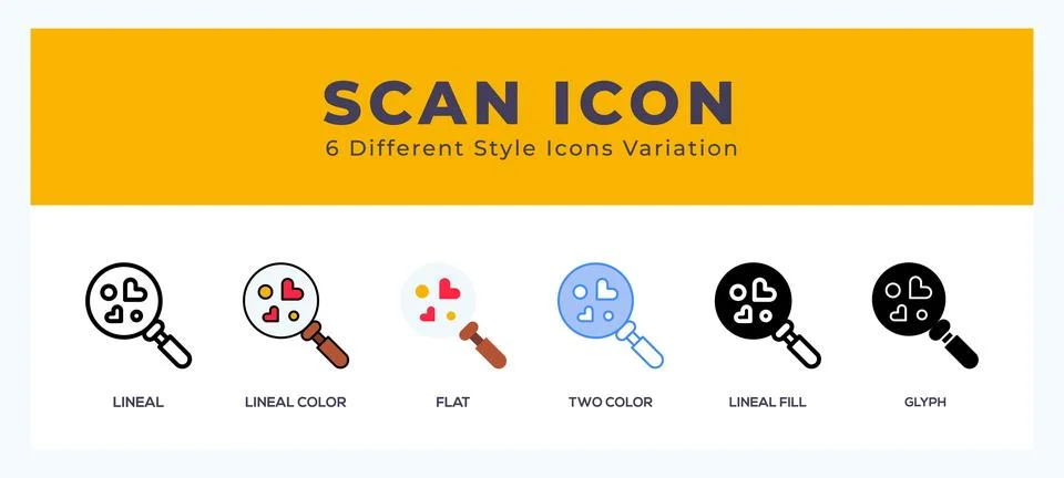 Scan symbol. vector icon symbol. logo illustration. vector graphics Stock Illustration
