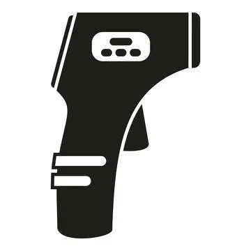 Scan temperature equipment icon simple vector. Tool scan Stock Illustration