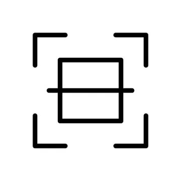Scan thin line icon Stock-Illustration