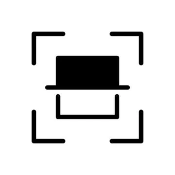 Scan thin line icon Stock-Illustration