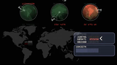 Scan. Tracking Information. Data stream Stock Footage 65802436