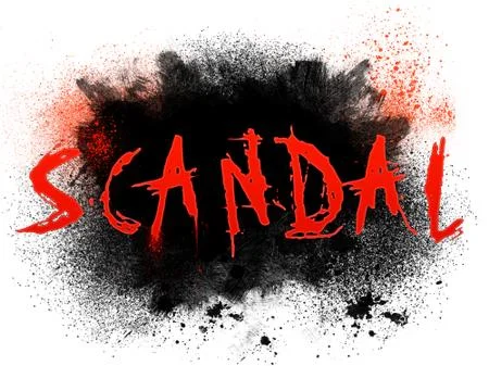 Scandal Stock Illustration