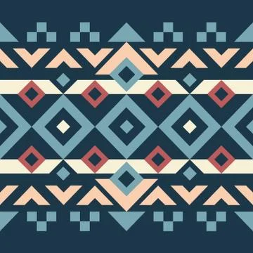 Scandinavian abstract geometric pattern Stock Illustration