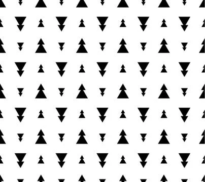 Scandinavian abstract geometric pattern Stock Illustration