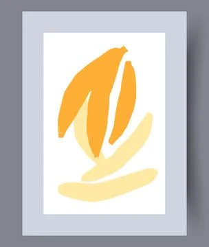 Scandinavian abstract vector print set. Stock Illustration