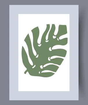 Scandinavian abstract vector print set. Stock Illustration