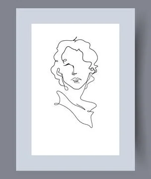 Scandinavian abstract vector print set. Stock Illustration