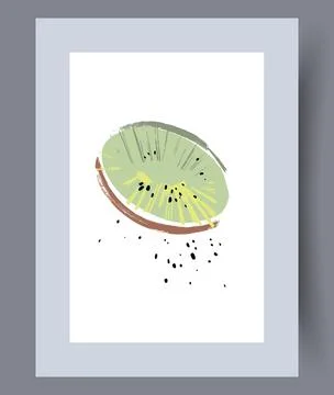 Scandinavian abstract vector print set. Stock Illustration