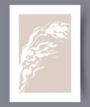 Scandinavian abstract vector print set. Stock Illustration