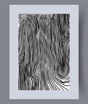 Scandinavian abstract vector print set. Stock Illustration