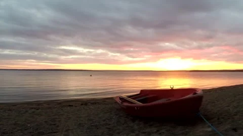 Scandinavian Beach timelapse full HD 30fps Stock Footage 56966020