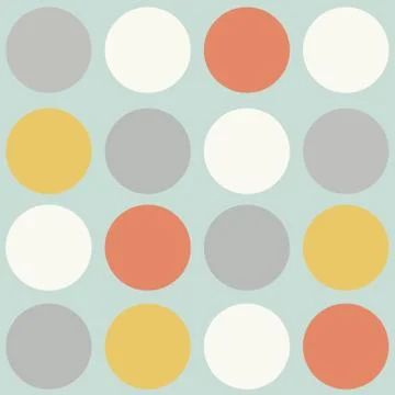 Scandinavian geometric modern seamless pattern Stock Illustration