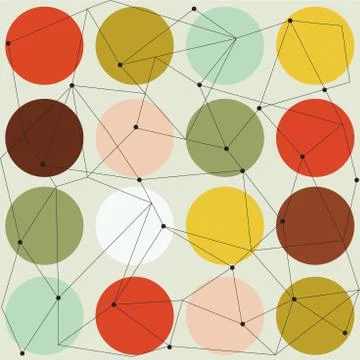 Scandinavian geometric modern seamless pattern Illustrazione stock
