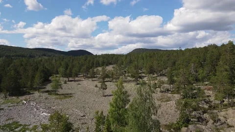SCANDINAVIAN LANDSCAPE Stock Footage 158051719