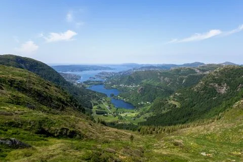 Scandinavian landscape Stock Photos