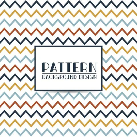 Scandinavian seamless pattern. Vector zigzag seamless striped pattern - Stock Illustration